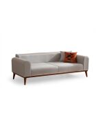 Canapé-lit 3 places Cofi crème - 222x90x80 cm