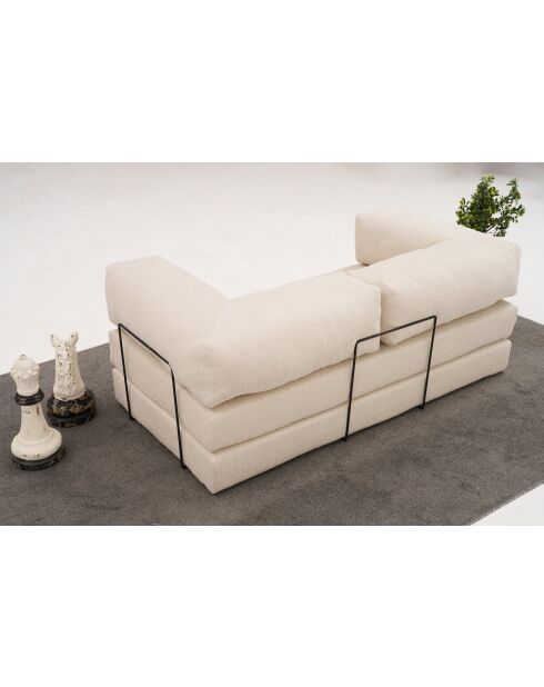 Comfort v2 3-Sitzer-Sofa, 190 x 95 x 75 cm, cremefarben