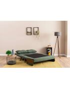 Canapé-lit 2 places Cosmo vert - 78x120x82 cm