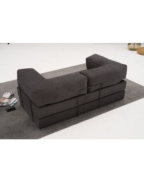 Comfort v2 3-Sitzer-Sofa anthrazit - 190x95x75 cm