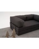 Comfort v2 3-Sitzer-Sofa anthrazit - 190x95x75 cm