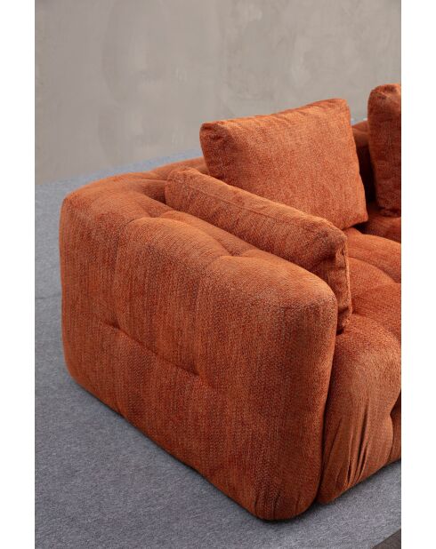 Canapé 2 places Amaris orange - 300x120x65 cm