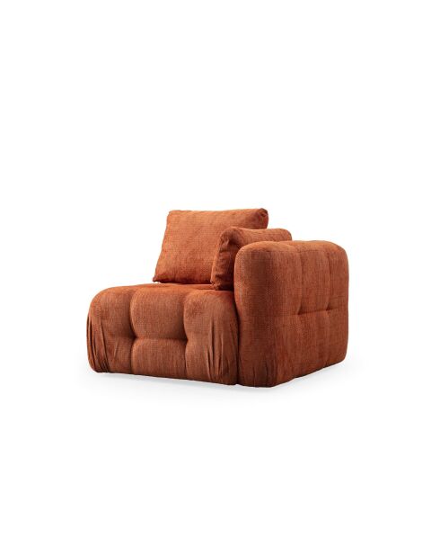 Canapé 2 places Amaris orange - 300x120x65 cm