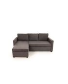 Canapé-lit d'angle Kado gris - 140x190 cm