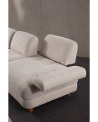 Canapé-lit d'angle Joli coin gauche crème - 315x100-165x75 cm