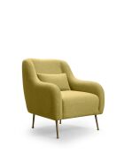 Silla plegable Seville amarilla - 78x90x89 cm