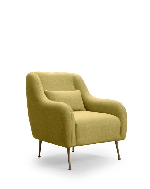 Silla plegable Seville amarilla - 78x90x89 cm