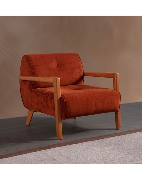 Drop Berger Ohrensessel, 75 x 90 x 75 cm, orange