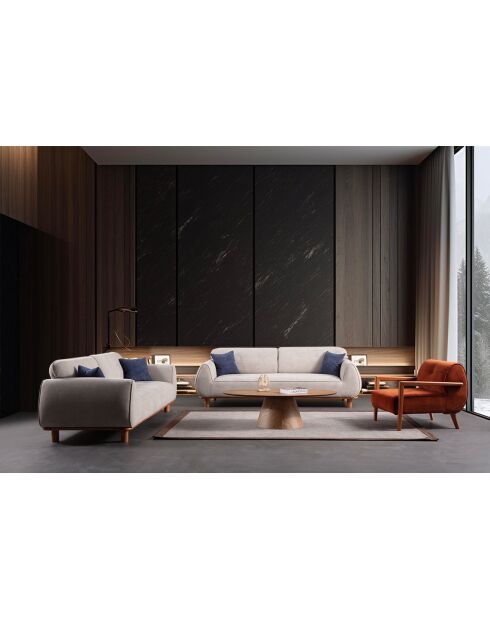 Drop Berger Ohrensessel, 75 x 90 x 75 cm, orange