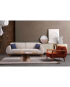 Drop Berger Ohrensessel, 75 x 90 x 75 cm, orange