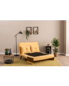 Cosmo 2-zitsslaapbank mosterd - 78x120x82 cm