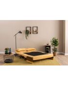 Cosmo 2-zitsslaapbank mosterd - 78x120x82 cm