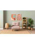 Cosmo Bohème Mink 1-zits slaapbank - 77x70x82 cm