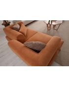 Canapé 2 places Hera orange - 180x100x75 cm