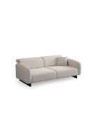 Caprice 3-zitsbank wit - 230x75x100 cm