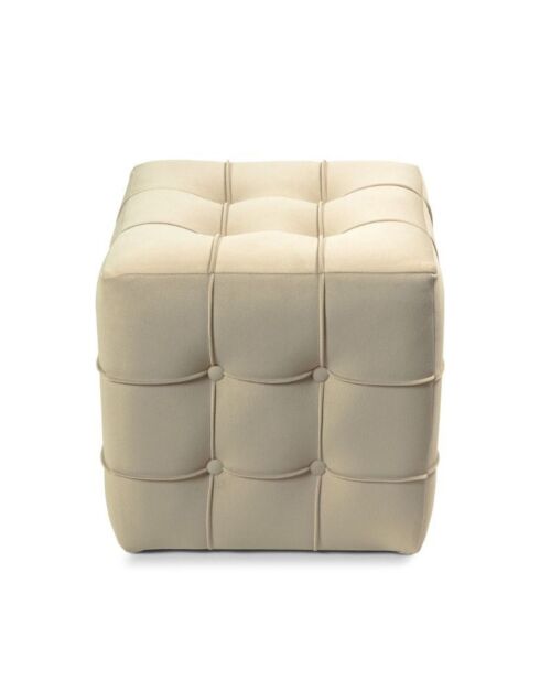 Pouf Lisbon color crema - 42x42x42 cm
piede 5 cm