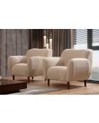 Poltrona Naples Cappuccino - 95x96x86 cm