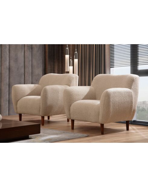 Poltrona Naples Cappuccino - 95x96x86 cm