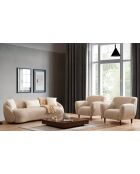 Poltrona Naples Cappuccino - 95x96x86 cm