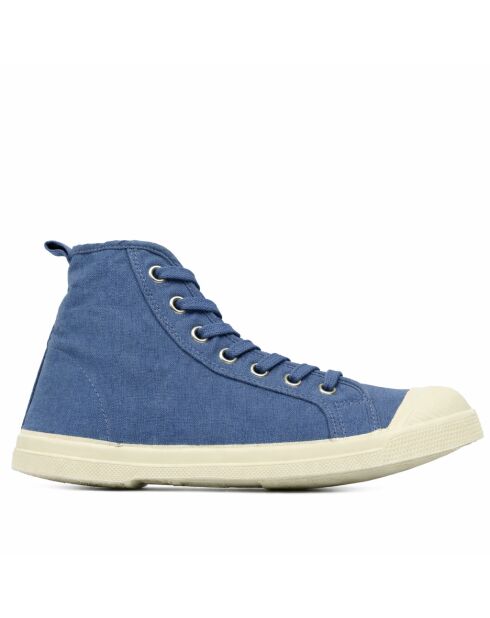 Sneakers stringate Enzo in denim