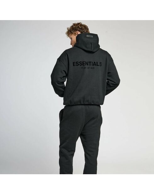 Felpa con cappuccio Essentials Stretch Limo Deep Black