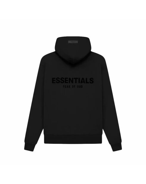 Felpa con cappuccio Essentials Stretch Limo Deep Black