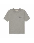 Essentials T-shirt met donkere havermout