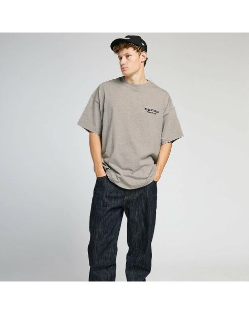 Essentials Dark Oatmeal Tee