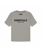 Essentials T-shirt met donkere havermout
