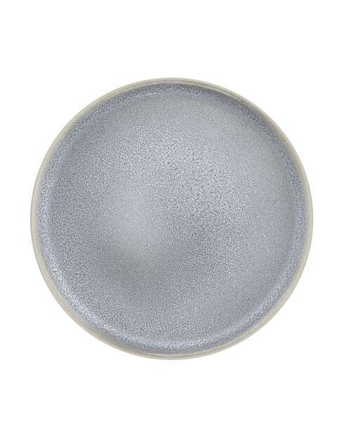 18-delige Yumi grijze aardewerkset