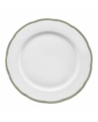 Tafelset aus Porzellan - Scala Teller Weiß/Grün - 18-teilig
