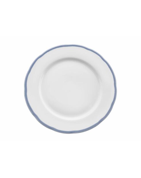 Scala serviesset van wit/blauw porselein - 18 stuks