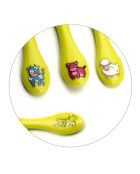 4 Couverts Enfants Animiam vert anis