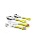 4 Couverts Enfants Animiam vert anis
