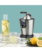 AGR80 elektrische Saftpresse aus Stahl/Schwarz - 160W