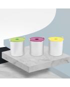 3 veelkleurige HF180-turbinekommen