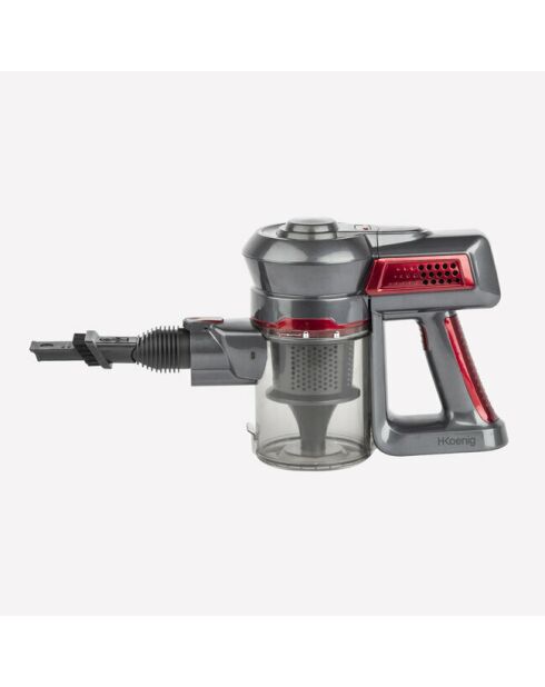 PowerClean UP600 2-in-1-Stabstaubsauger, kabellos, 100 W, rot