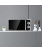 Mikrowelle und Grill VI07 grau - 900/1000W