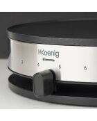 Klassischer Kreppautomat KREP29 grau/schwarz - 1300W