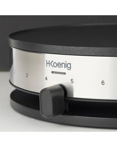 Klassischer Kreppautomat KREP29 grau/schwarz - 1300W