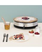 Klassischer Kreppautomat KREP29 grau/schwarz - 1300W