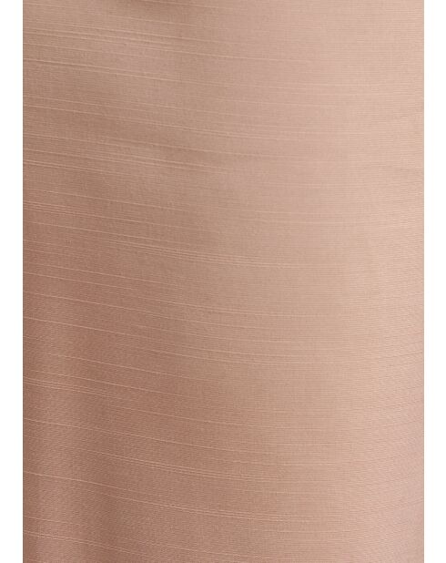 Tarik Desert Beige Zigarettenhose aus strukturierter Viskose