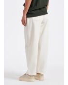 Mamahose Ginger Coquillage aus Baumwollgabardine in Ecru