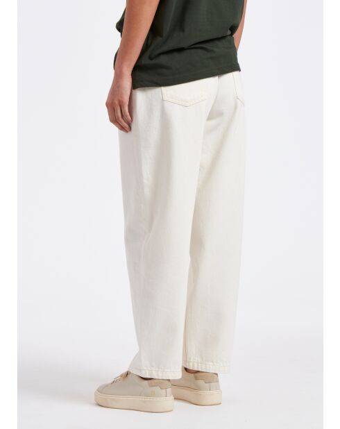 Mamahose Ginger Coquillage aus Baumwollgabardine in Ecru