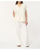 Pull oversize en coton Jokaku écru