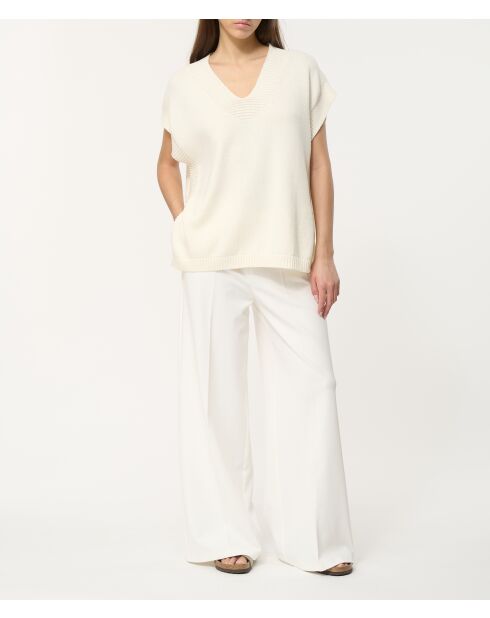 Pull oversize en coton Jokaku écru