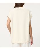 Pull oversize en coton Jokaku écru