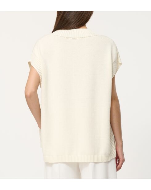 Pull oversize en coton Jokaku écru