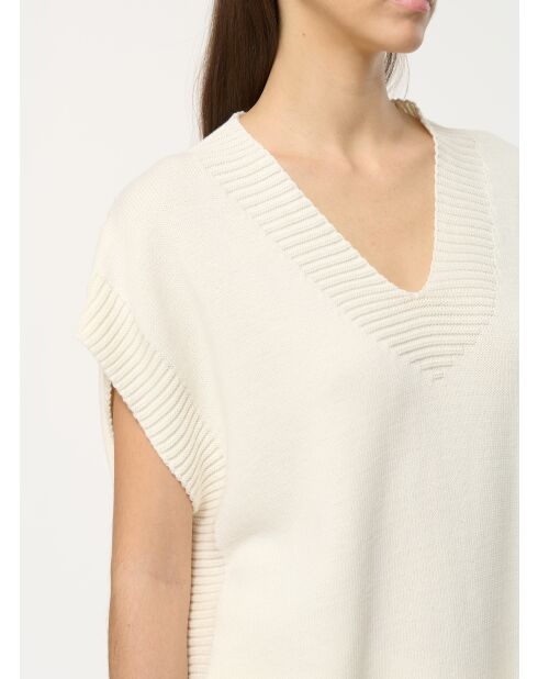 Pull oversize en coton Jokaku écru