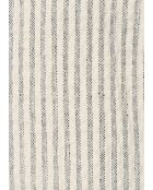 Taylor hellgraue weite Baumwollhose mit geprägten Streifen